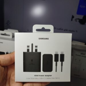 شارژر ۴۵ وات سامسونگ مدل EP-T4511 به همراه کابل ۱.۸ متری مخصوص Galaxy S25