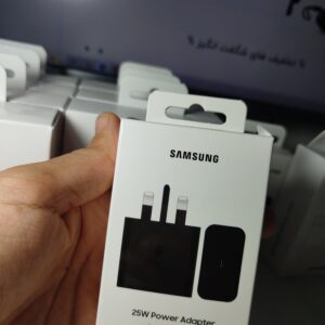 شارژر ۲۵ وات سامسونگ سه‌پین مدل EP-T2510 اورجینال به همراه کابل اصلی مخصوص Galaxy A17